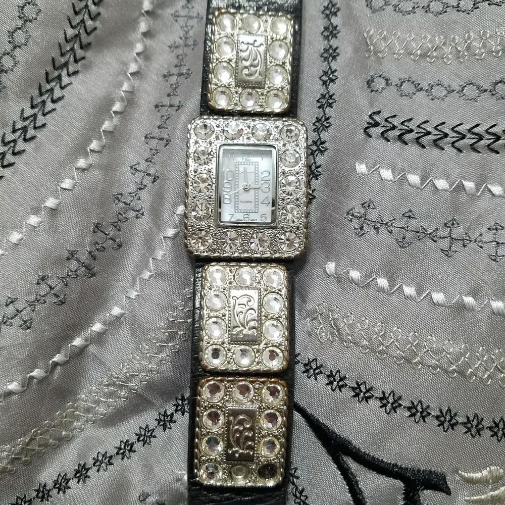 Black Sparkle Watch